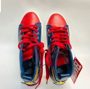 Captain Marvel Shoes Size 8